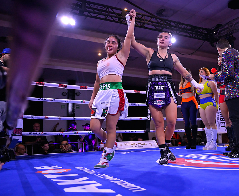 Cobertura de un evento de boxeo